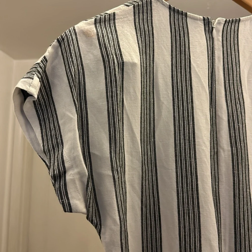 NWOT Rails White & Black Stripe Women’s Jumpsuit - Picture 5 of 9